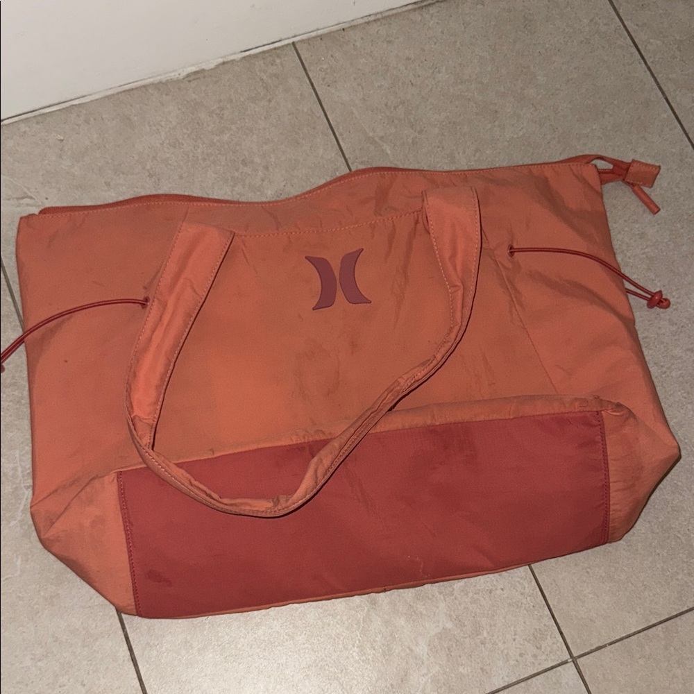 Orange and Red Tote Bag